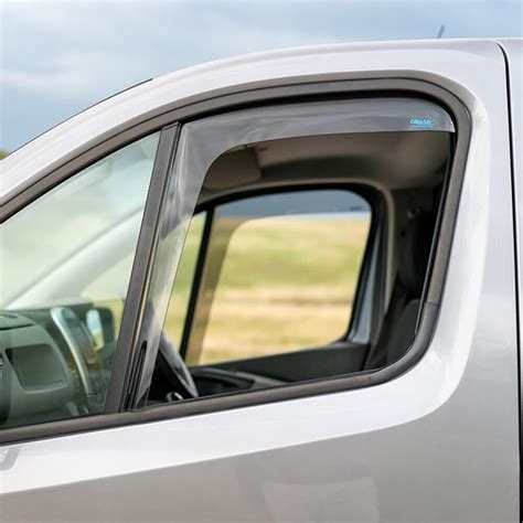 FOR VAUXHALL VIVARO 14 19 GENUINE CLIMAIR FRONT SIDE WIND DEFLECTORS