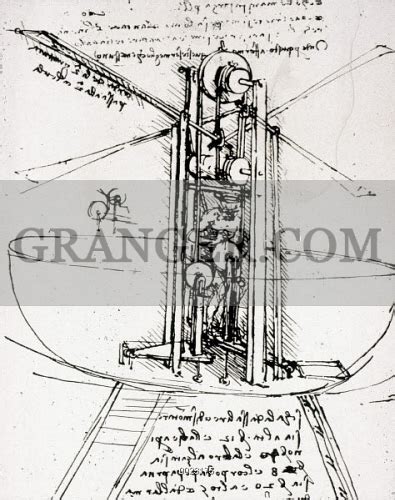 Davinci Ornithopter Sketch