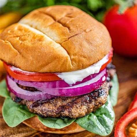 Juicy Grilled Turkey Burger Recipe