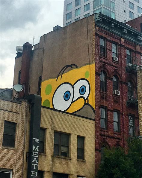 Spongebob Simpson New York Rstreetart