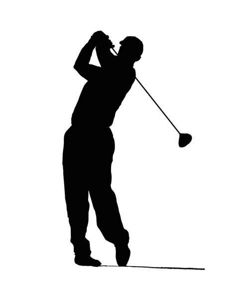 Golf Swing Silhouette At Getdrawings Free Download