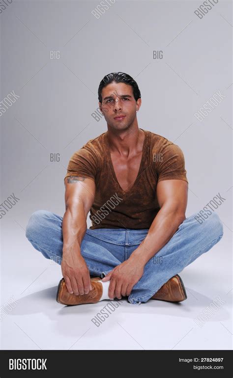 Muscular Young Man Image And Photo Free Trial Bigstock