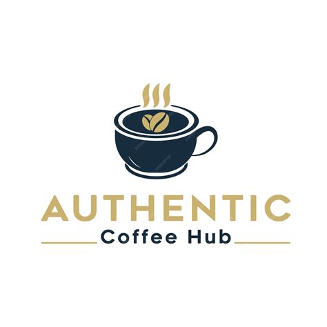 Premium Vector | Authentic coffee hub logo versatile and business logo