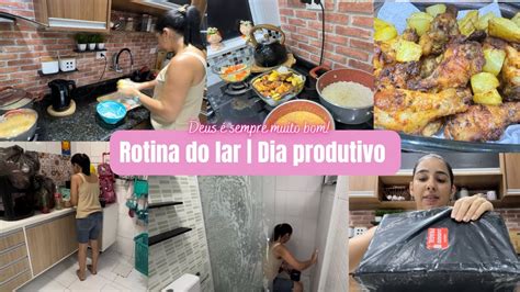 Rotina Do Dia Almo O Delicioso Lavei O Banheiro E O Quintal