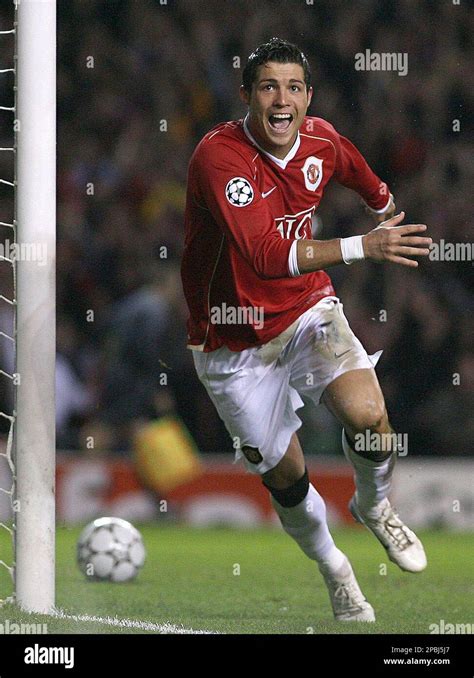 File Manchester United S Cristiano Ronaldo Celebrates Scoring His