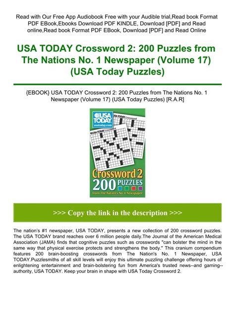 {EBOOK} USA TODAY Crossword 2 200 Puzzles from The Nations No. 1
