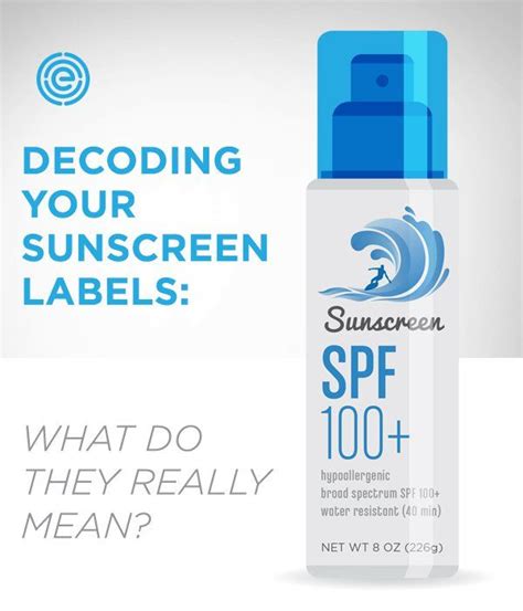 Decoding Your Sunscreen Labels What You Need To Know Skin Cancer