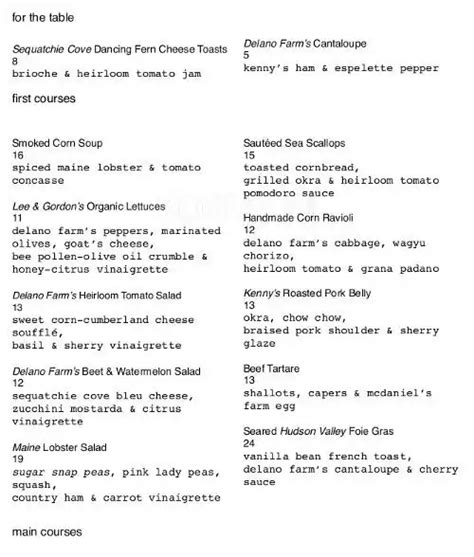 St. John's Restaurant Menu - Urbanspoon/Zomato