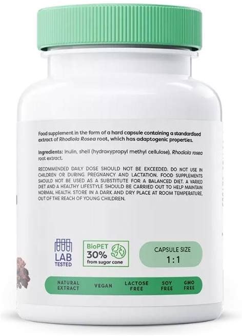 Rhodiola Rosea Root 400 mg 120 капсули Osavi Ozone bg