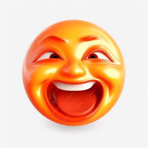 Premium Ai Image Hot Face Emoji On White Background High Quality 4k Hdr