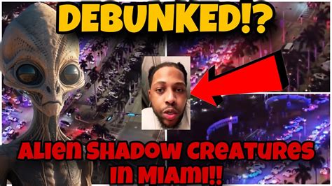 Debunked Foot Tall Alien Shadow Creatures At Miami Mall Just A