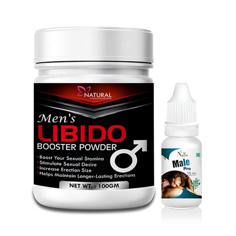 Buy Natural Mens Libido Booster Powder 100 Gm Male Pro Oil 15 Ml 1s