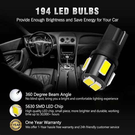 Buy Brishine Led Bulbs K Xenon White Extremely Bright