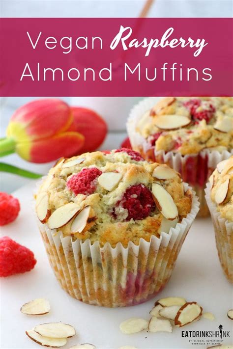 Vegan Raspberry Almond Muffins Labeless Nutrition