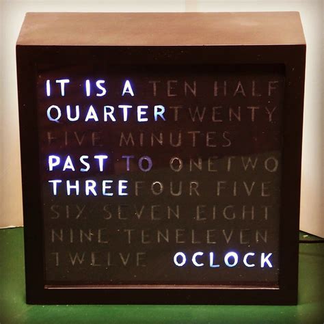 Word Clock Diy Ikea Hacks Ikea Diy Arduino Projects Electronics ...