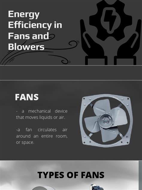 Energy Efficiency in Fans and Blowers | PDF