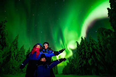 Para Toda La Familia Aventura En Aurora Boreal Desde Rovaniemi