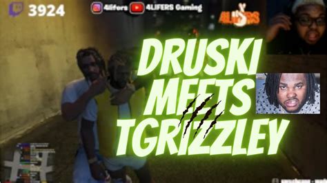 Gta Rp Funny Moments Twitch Ep Druski Meets Tee Grizzley Youtube