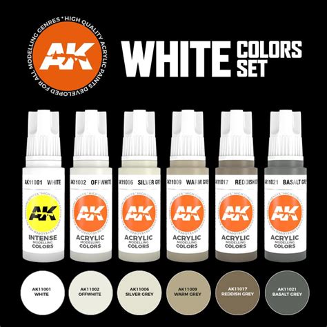 Buy White Colors Set Online For Ak Interactive