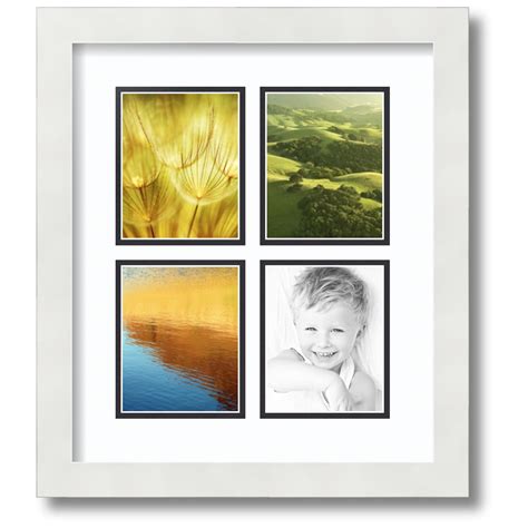 Arttoframes Collage Photo Picture Frame With 4 8x10 Openings Framed