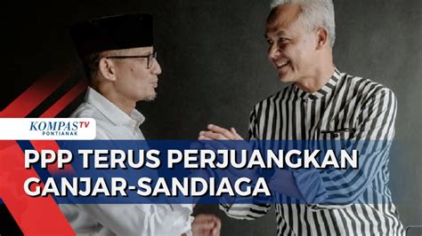 Ppp Perjuangkan Ganjar Sandi Meski Ada Wacana Pdip Duetkan Ganjar Anies