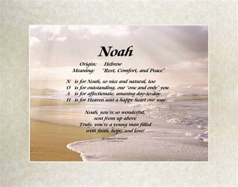 Meaning of the name Noah, 2nd most popular boy’s name 2020