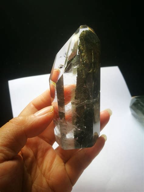 Natural Tibetan High Altitude Green Phantom Crystal Quartz Etsy