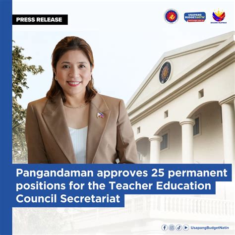 Pangandaman approves 25 permanent positions for the Teacher Education