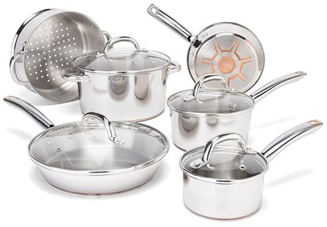 T Fal C836sa Ultimate Stainless Steel Copper Bottom Heavy