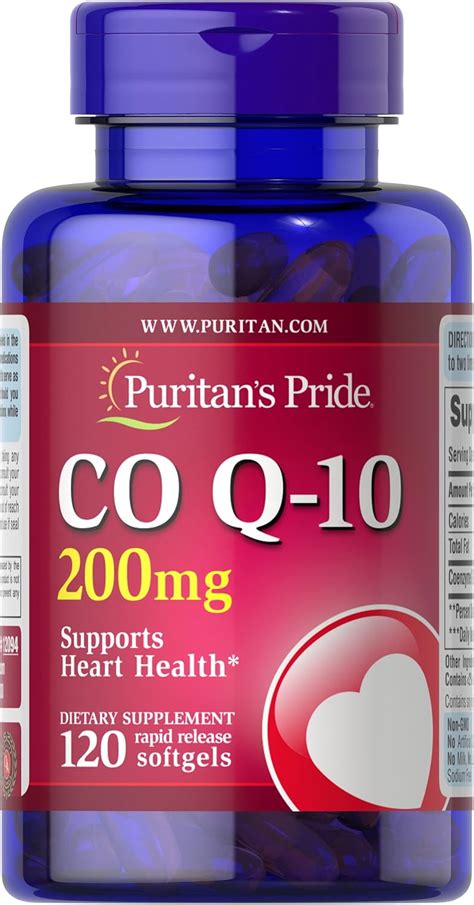 Puritans Pride Coenzima Co Q Mg C Psulas Produto Importado