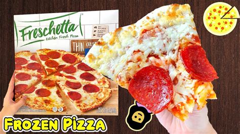 🍕freschetta Thin Crust Premium Pepperoni Frozen Pizza Review Youtube