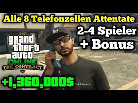 GTA 5 Online The Contract DLC Alle 8 Telefonzellen Attentate