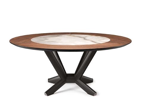 Planer Ker Wood Round Mesa By Cattelan Italia