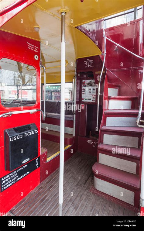 Routemaster bus london interior hi-res stock photography and images - Alamy