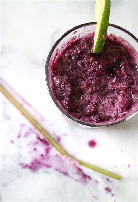Blueberry Coconut Water Slush | The Nutrition Adventure