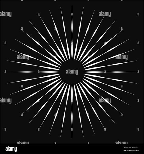 L Neas Radiales Convergentes De Radaiing Elemento Circular Abstracto