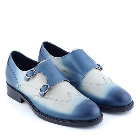 Sanremo Classiques Chaussures Rehaussantes En Cuir Pleine Fleur De