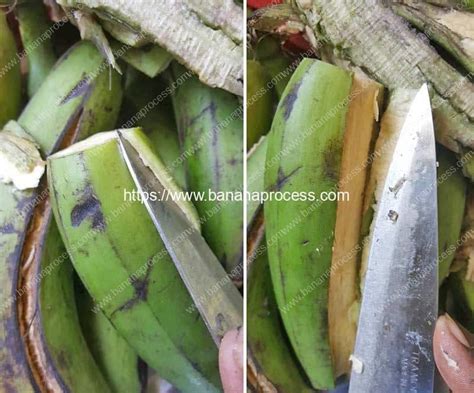 How to Peel Green Banana | Plantain Banana Processing Machine ...