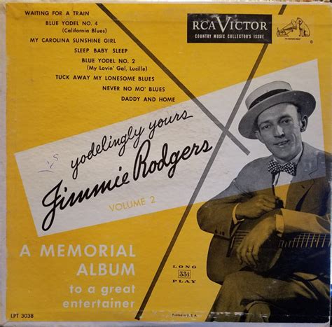 Jimmie Rodgers - Jimmie Rodgers Memorial Album Volume 2 (1950, Vinyl ...