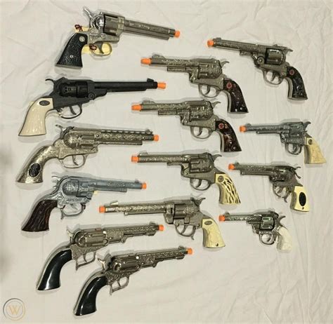 Vintage Antique Cap Gun Collection - 50 Cap Guns, 30 Holsters | #2099578214