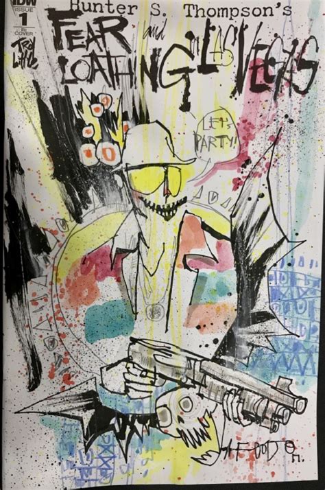 Fear And Loathing In Las Vegas Sketchcover Jim Mahfood In From