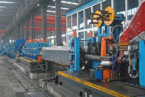 Full Automatic Erw Steel Pipe Production Line Hg Square Shape