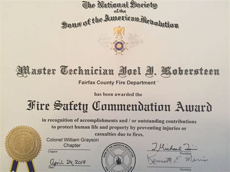 Simple Firefighter Certificate Template Sparklingstemware