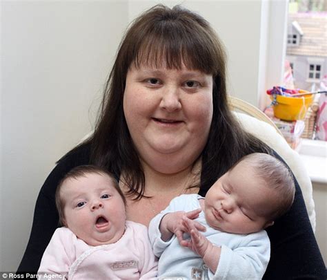 Mothers 18lb Twins Are One Of Britains Heaviest Sets Sara Chiad From