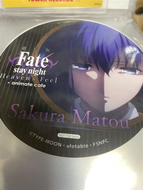 Amazon 劇場版 Fatestay Night Heavens Feel 特典コースター＠グッドスマイル×アニメイトカフェfgo