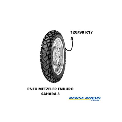 Pneu R Metzeler Enduro Sahara S M C Tt Tras Pense Pneus