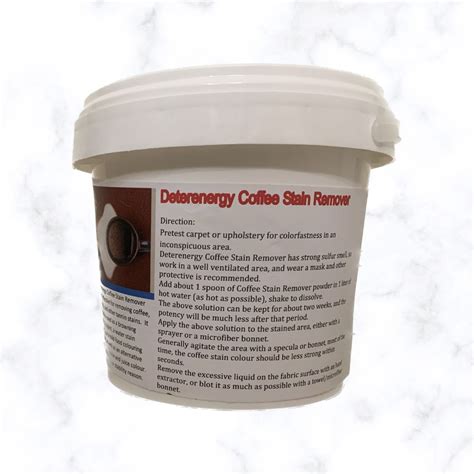 Coffee Stain Remover - Deterenregy Fabric Rinse - Deter Energy