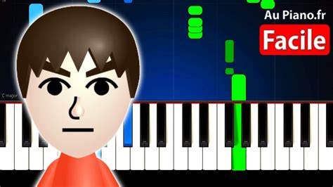 Mii Channel Theme Piano Tuto FACILE YouTube