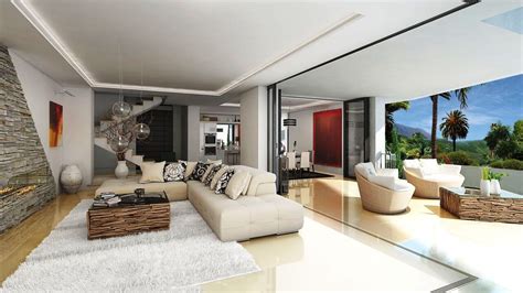 Modern Villa Living Room