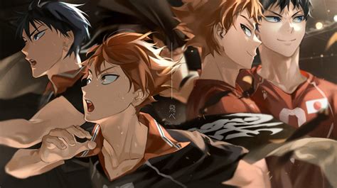 Hinata Shouyou And Kageyama Tobio Haikyuu Drawn By Keki Chogyegi